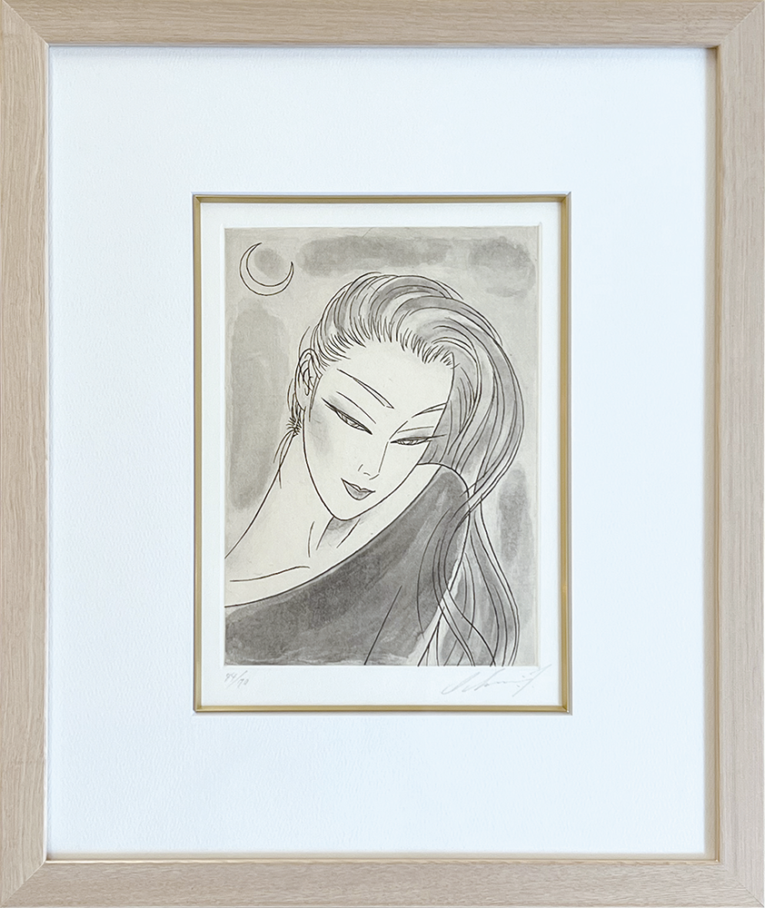 宵の月 | 鶴田一郎アートストア ICHIRO TSURUTA official art store